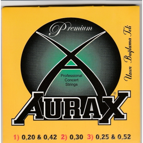 Aurax 0.20 Profesyonel Uzun Saz Teli Set